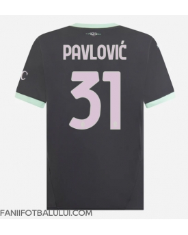 AC Milan Strahinja Pavlovic #31 Tricou Fotbal Replică 2024-25 Barbati Treilea